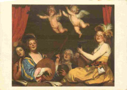 Art - Peinture - Gérard Honthorst - Concert - Musée Du Louvre De Paris - Carte De La Loterie Nationale - Anges - CPM - V - Paintings