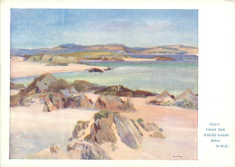 Art - Peinture - W M Glass - Ulva From The White Sands Iona - Royaume-Uni - CPM - Carte Neuve- UK - Voir Scans Recto-Ver - Paintings