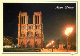 75 - Paris - Cathédrale Notre Dame - Vue De Nuit - Carte Neuve - CPM - Voir Scans Recto-Verso - Notre-Dame De Paris