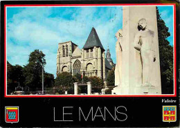 72 - Le Mans - L'église Notre-Dame De La Couture - Le Monument à La Résistante - Place Aristide Briand - Flamme Postale  - Le Mans