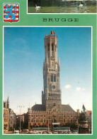 Belgique - Bruges - Brugge - Le Beffroi - Automobiles - Bus - Blasons - Carte Neuve - CPM - Voir Scans Recto-Verso - Brugge