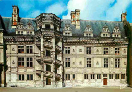 41 - Blois - Le Château - La Cour D'honneur Du Château - L'escalier Et L'àile François 1er - Carte Neuve - CPM - Voir Sc - Blois