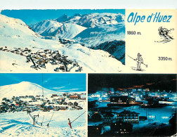 38 - Alpe D'Huez - Multivues - Hiver - Neige - CPM - Voir Scans Recto-Verso - Autres & Non Classés