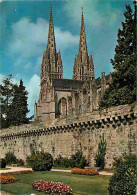 29 - Quimper - Les Remparts - La Cathédrale Saint Corentin - Fleurs - Flamme Postale - Voir Scans Recto Verso  - Quimper