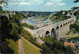 22 - Dinan - La Vallée De La Rance. Le Viaduc. Le Vieux Pont Et La Tour Ste Catherine - CPM - Voir Scans Recto-Verso - Dinan