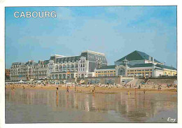 14 - Cabourg - La Plage Le Grand Hôtel Et Le Casino - CPM - Voir Scans Recto-Verso - Cabourg
