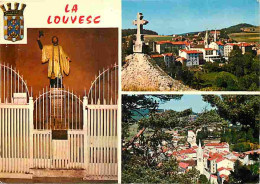 07 - La Louvesc - Multivues - Art Religieux - Flamme Postale - CPM - Voir Scans Recto-Verso - La Louvesc