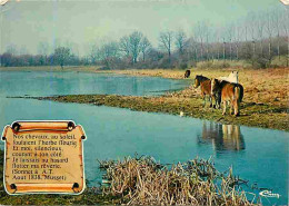 Animaux - Chevaux - Poètes Et Nature - Chevaux En Pature - CPM - Voir Scans Recto-Verso - Horses