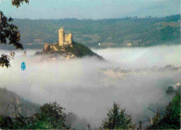 12 - Najac - Le Château émerge D'un Voile De Brume Qui Enveloppe Le Village - CPM - Voir Scans Recto-Verso - Najac