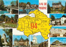 94 - Val De Marne - Multivues - Carte Géographique - CPM - Voir Scans Recto-Verso - Autres & Non Classés