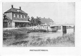 Prent - Piet Gijzenbrug - Voorhout  - 8.5x12.5 Cm - Sonstige & Ohne Zuordnung