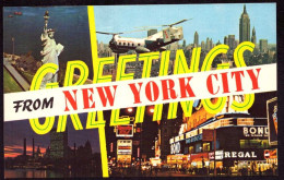 AK 211953 USA - New York City - Mehransichten, Panoramakarten
