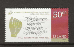 1998 MNH Iceland, Michel 899 Postfris** - Nuevos