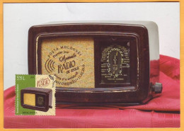 2019 Moldova Moldavie Maxicard Devices Radio. Phillips -1943 Museum. Story - Telekom