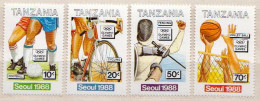 Tanzania MNH Set - Verano 1988: Seúl