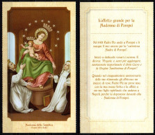 * Santino - Madonna Della Supplica - Pompei 1870, Italia - Devotion Images