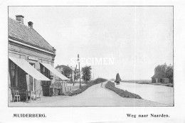 Prent - Weg Naar Naarden - Muiderberg  - 8.5x12.5 Cm - Autres & Non Classés