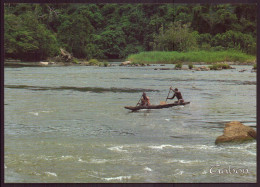 GABON EN PIROGUE SUR L OGOOUE - Gabun