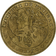 France, Jeton Touristique, Gouffre Du Padirac, 2001, MDP, Or Nordique, SUP - Altri & Non Classificati