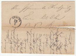Ex Offo Letter Cover Posted 1882 Auscha B240510 - ...-1918 Préphilatélie