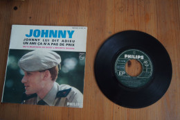 JOHNNY HALLYDAY JOHNNY LUI DIT ADIEU EP 1965 VARIANTE - 45 Rpm - Maxi-Single