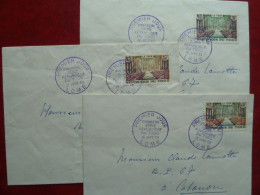 D3 - TOGO - FDC - Lot De 3 Enveloppes Premier Jour - Première Série République Du Togo - Lomé 15/01/1959 - Togo (1960-...)