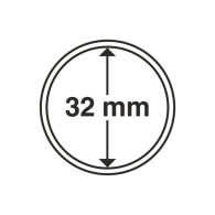 Leuchtturm Münzkapsel Grips 32 Mm (100er Pack) 320949 Neu - Materiale