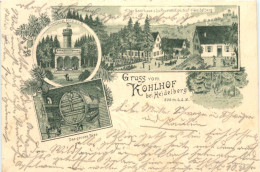 Gruss Vom Kohlhof Bei Heidelberg - Litho - Heidelberg