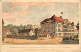 Hockenheim - Zigarrenfabrik - Litho - Autres & Non Classés