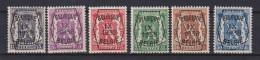 Belgique: COB N° PRE381/86 (série 9) **, MNH, Neuf(s). TTB !!! Voir Le(s) Scan(s) !!! - Typo Precancels 1936-51 (Small Seal Of The State)