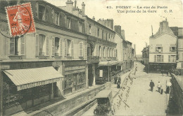 78  POISSY - LA RUE DE PARIS - VUE PRISE DE LA GARE (ref 7960) - Poissy