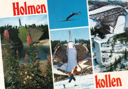 4 AK Norwegen / Norway * Skisprungschanze Am Holmenkollen In Oslo Im Winter Und Im Sommer * - Norvège
