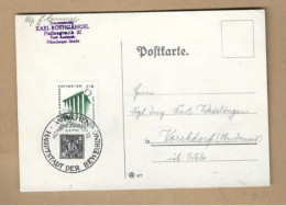 Los Vom 17.05 - Postkarte Aus München 1939 Mit Sonderstempel - Cartas & Documentos