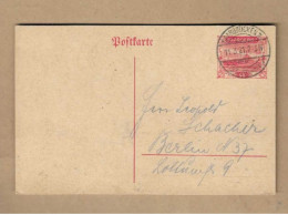 Los Vom 17.05 - Ganzsache-Postkarte Aus Saarbrücken 1921 - Lettres & Documents