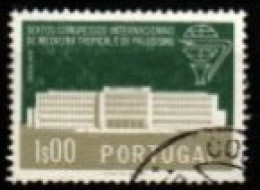 PORTUGAL  -   1958.  Y&T N° 849 Oblitéré.  Congrès De Médecine Tropicale,  Paludisme - Usado