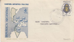 Argentina 1964/1965 Campana Antarctica Ca Base Teniente Matienzo 7 DEC 1964 (59849) - Basi Scientifiche