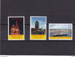 ANTILLES NEERLANDAISES 1965 INDUSTRIE PETROLIERE Yvert 340-342, Michel 149-151 NEUF** MNH - Curacao, Netherlands Antilles, Aruba