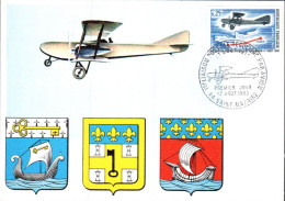 CARTE MAXIMUM 1968 1 ERE LIAISON PÖSTAL PAR AVION -SAINT NAZAIRE - 1960-1969