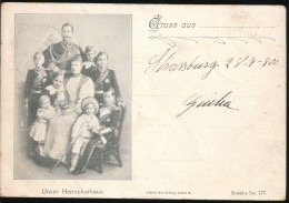 °°° 31074 - GERMANY - UNSER HERRSCHERHAUS - 1900 With Stamps °°° - Familles Royales