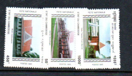 CAMBODIA - 1993 - NATIONAL FESTIVAL SET OF 3  MINT NEVER HINGED - Cambogia