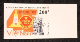 Vietnam Viet Nam MNH Imperf Stamps 1992 : 45th Anniversary Of The War Invalids & Martyrs' Day (Ms650) - Viêt-Nam