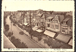 BELGIQUE - LA PANNE - L'Avenue De La Mer Entre La Digue Et Le Marché - Autres & Non Classés
