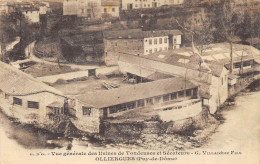 CPA 63 OLLIERGUES VUE GENERALE DES USINES DE TONDEUSES ET SECATEURS G.VILLADIERE FILS - Olliergues