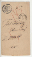 Ex Offo Letter Cover Posted 1878 Böhmisch Leipa To Warnsdorf B240510 - ...-1918 Préphilatélie