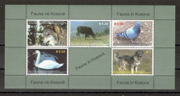 KOSOVO - MNH BLOCK - FAUNA - BIRDS - DOG - PEGION - 2006. - Kosovo