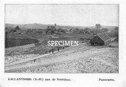 Prent - Panorama - Callantsoog  Aan De Noordzee  - 8.5x12.5 Cm - Andere & Zonder Classificatie