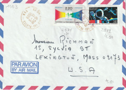 CAD  83  SIX - FOURS - LES - PLAGES  /  N° 2571 + N° 2572     POUR ST  LEXINGTONT    MASS   U . S . A . - Manual Postmarks