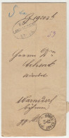 Ex Offo Letter Cover Posted 1872 Brünn To Warnsdorf B240510 - ...-1918 Voorfilatelie