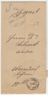 Ex Offo Letter Cover Posted 1872 Brünn To Warnsdorf B240510 - ...-1918 Prephilately