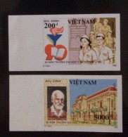 Vietnam Viet Nam MNH Imperf Stamps 1992 : 90th Anniversary Of Hanoi Medical School / Dr. Yersin (Ms654) - Viêt-Nam